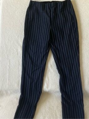 rag & bone Navy Pinstripe Trousers size 2